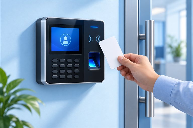 Terminal de control de acceso y registro de asistencia